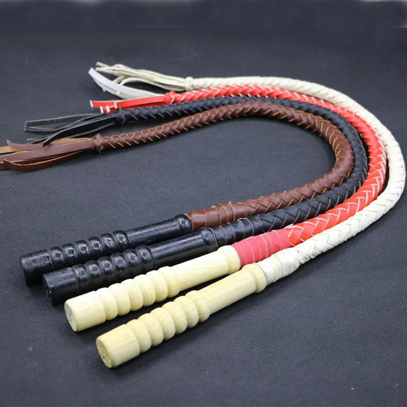 Pure Cowhide Martial Arts Whip Outdoor Self-Defense Whip Elderly Fitness Whip Kung Fu Performance Film And Television Props