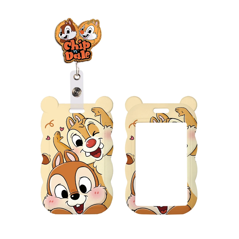 Disney Chip & Dale Cute Lanyards Keychain Cute Badge Holder Id Credit Card Pass Hang Rope Lanyard For Keys Accessories Gifts