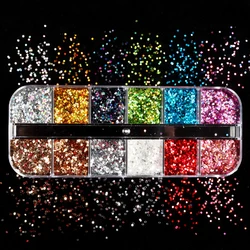 Lentejuelas holográficas de purpurina para relleno de resina epoxi, copos de limo hexagonal de 1MM, pigmento de papel, accesorios y materiales para manualidades DIY
