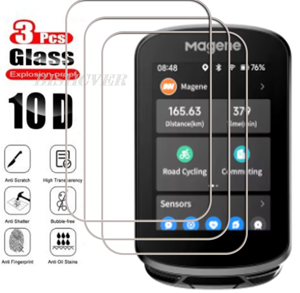 3 шт. HD оригинальное закаленное стекло для Magene C606 Pro GPS C406 C506 MageneC606 C606Pro Защитная пленка