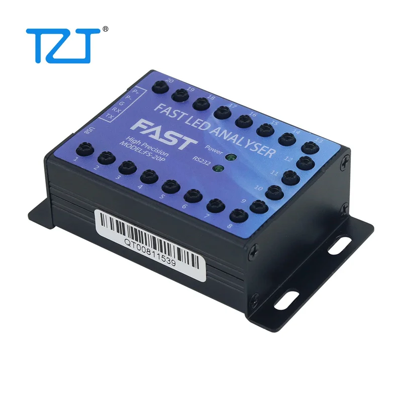 TZT FS-2P 2-قناة/FS-4P 4-قناة عالية الدقة معايرة سريع LED محلل HSI/RGB/XY كروما/الطول الموجي الرئيسي LED تستر