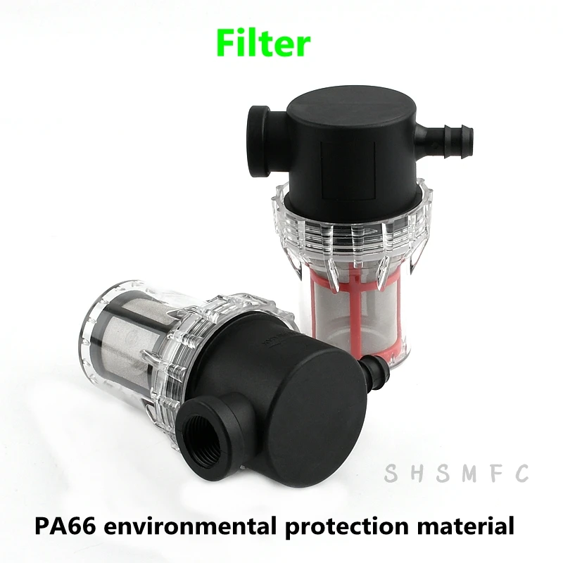 

1PC 1/2'' -15.5,20mm Transparent Plastic Filter Garden Irrigation System Impurity Filter Aquaculture Household Water Pipe Filter