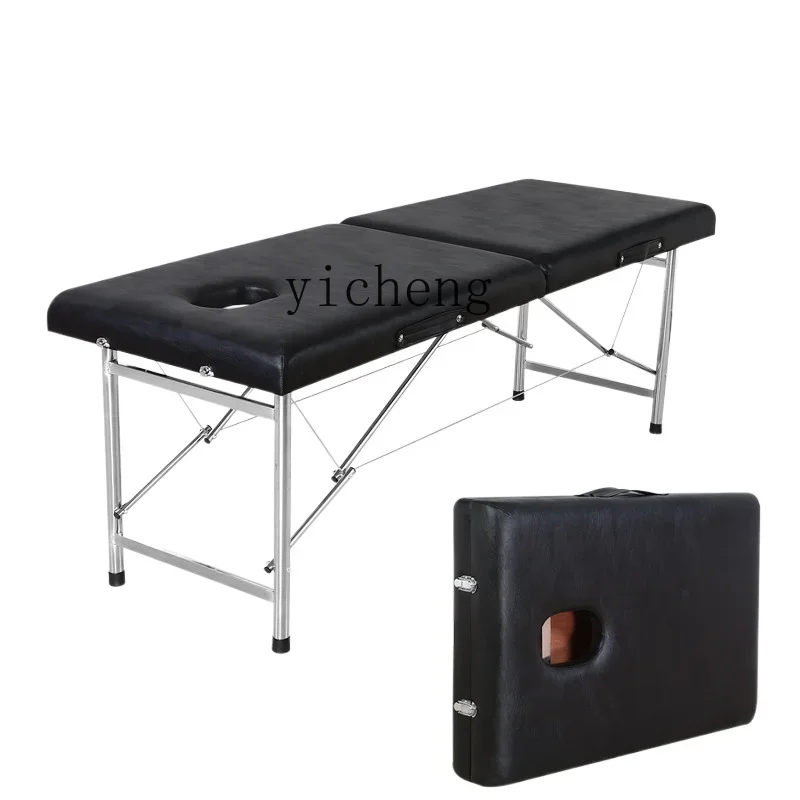 YY Folding Massage Bed Portable Facial Bed Massage Bed Household