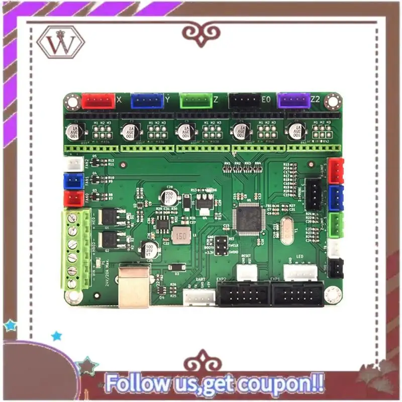 ABBG-32 بت اللوحة الرئيسية الصامتة للطابعة المدفعية ثلاثية الأبعاد الأصلية المحدثة للبرامج الثابتة اللوحات الأم لـ SW-X2