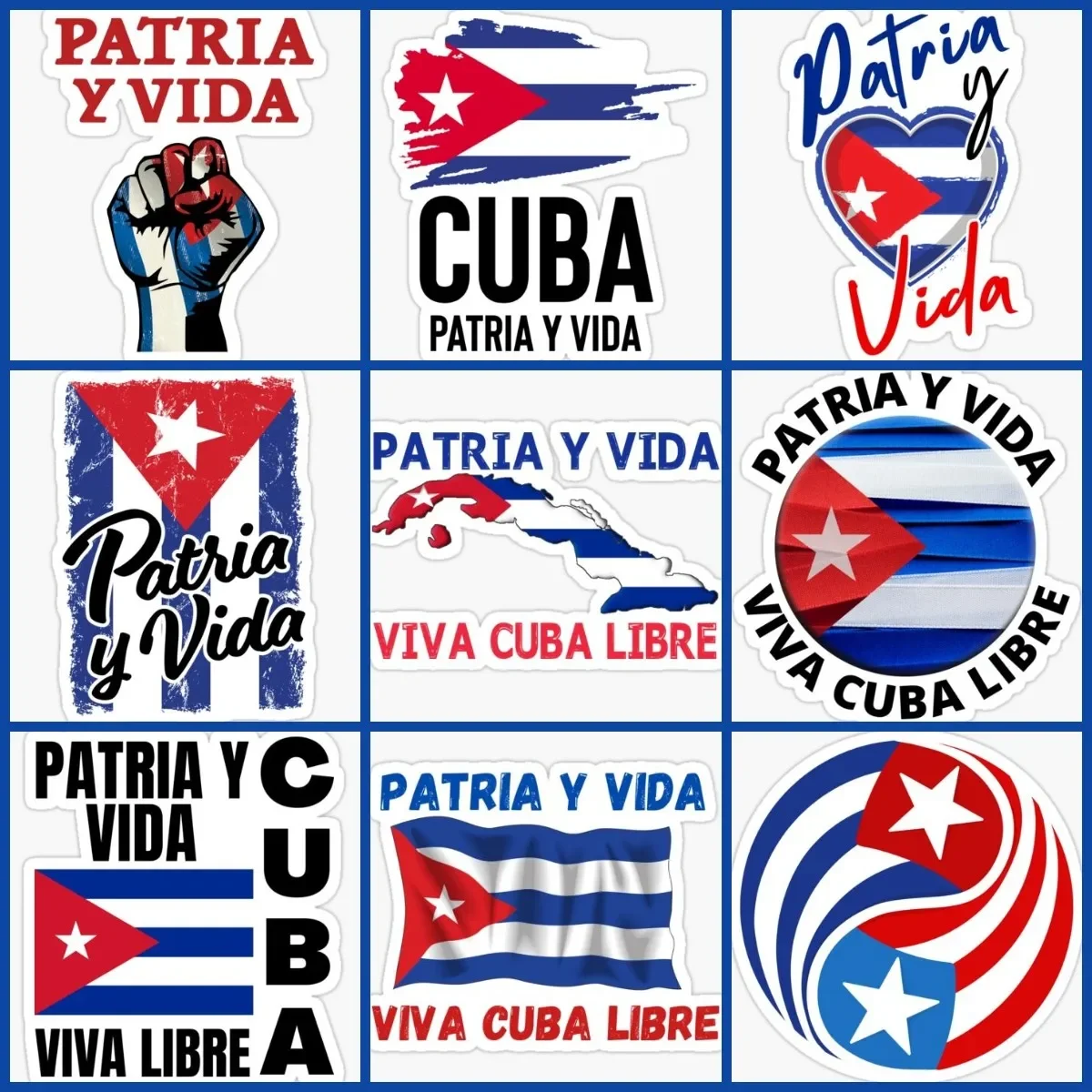 

Creative CU Cuban Flag Map Sticker Truck Motorcycle Wall Window Glass Laptop Bicycle Van Helmet Door Accessories PVC Decal