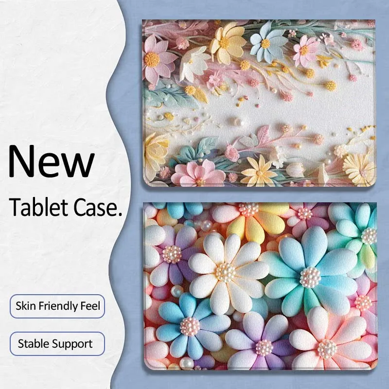 

Flower Luxury Sparkling Gift For Xiaoxin Lenovo Tab P12 Extreme Legion Y900 Idea Pro GT 12.1 2025 Foldable Tablet Case