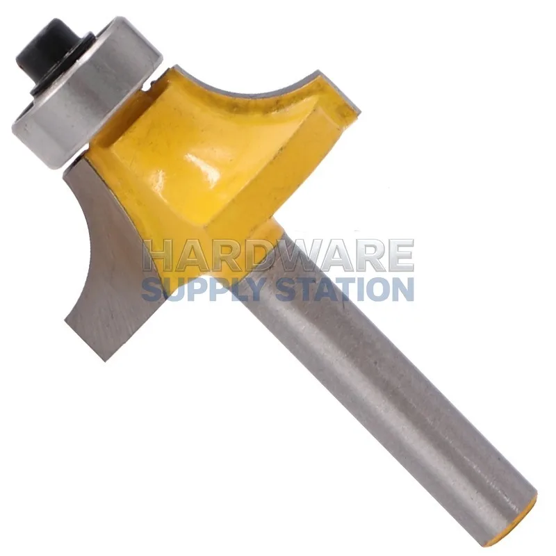 

Набор из 4 лезвий для обрезки из сплава, 1/4 дюйма, с желтым круглым краем, для обрезных машин, коррозионностойкий, износостойкий и долговечный