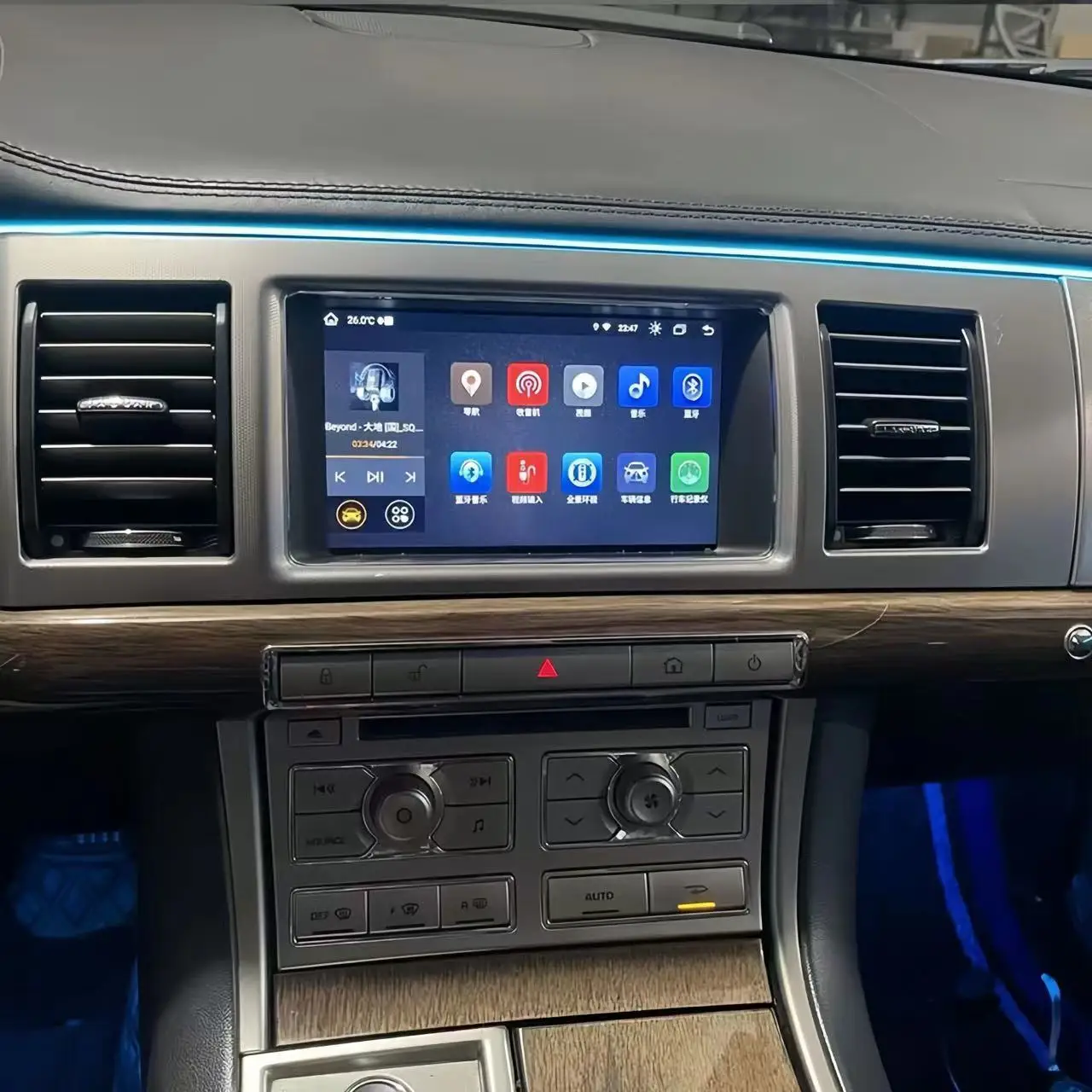 Para jaguar xf x250 2008-2015 rádio do carro ips tela estéreo receptor bluetooth reprodutores multimídia carplay navegação gps android 5g