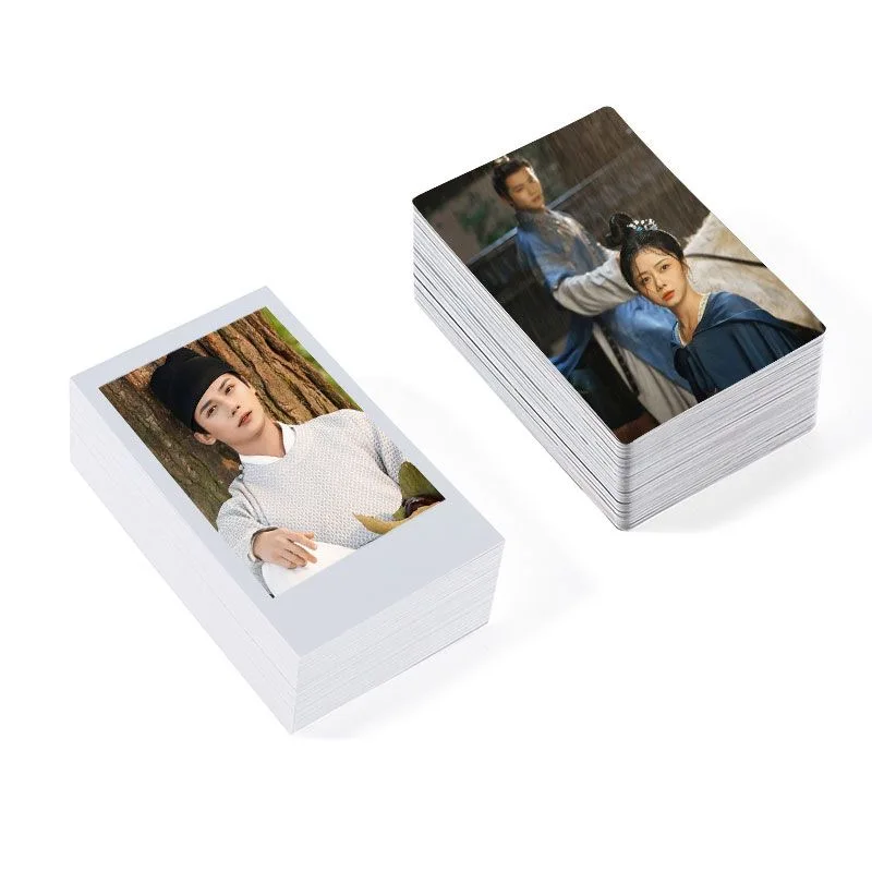 100PC Zheng Yecheng Tan Songyun HD Poster Lomo Cards Pai Li De TV In Brocade Odyssey Drama Stills Photos Meal Bus Card Stickers