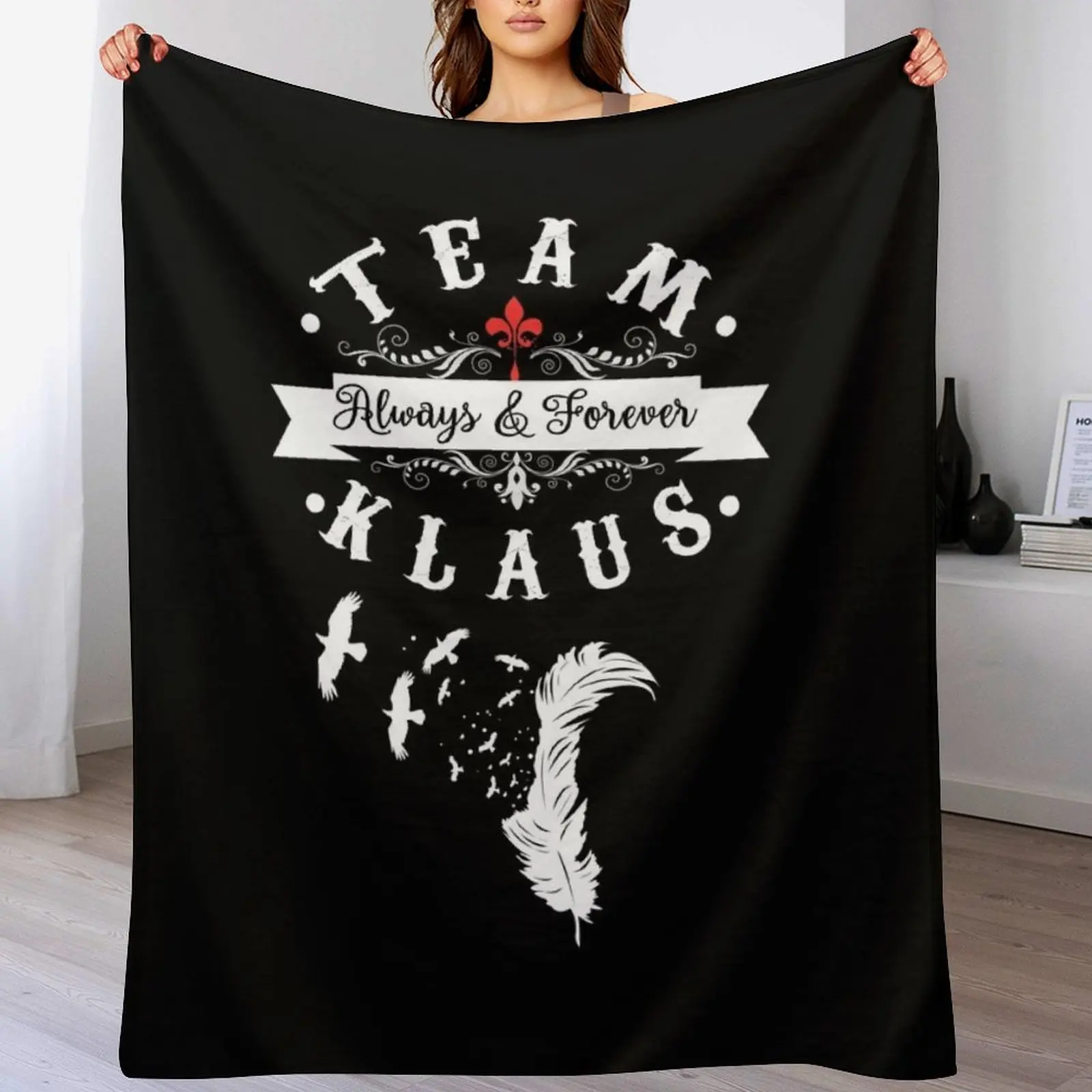 

Team Klaus. Throw Blanket Flannels Vintage blankets ands blankets and throws Blankets