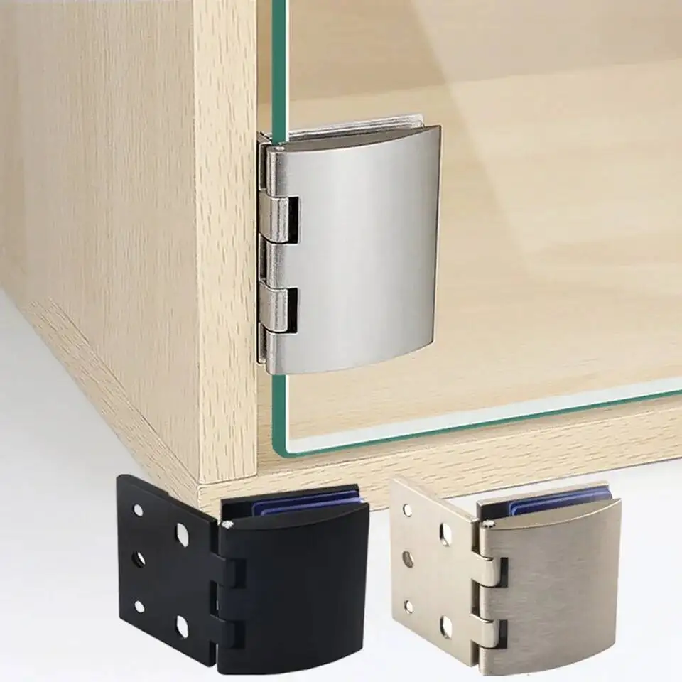 

Glass Door Half Cover, Black Display Stand Internal Or External, Wine Bathroom, Storage Cabinet, Hole Needed Hinge, 1 Piece