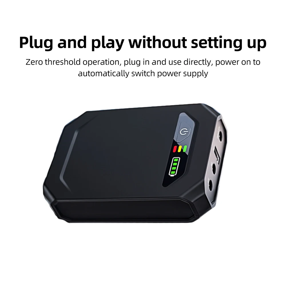 10400mAh Portable UPS Backup Power Supply 5V 9V 12V DC Output Replaceable 18650 Battery For WiFi Router Modem And Monitor Device