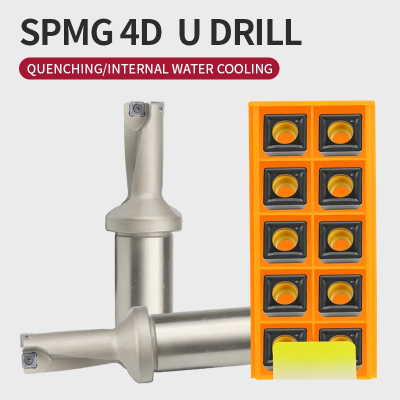 

SP Series 4D Blade-Type Metal Drill Bits C20/C25/C32 Size 13-50mm for Deep Holes - High-Speed Steel with Built-in Blade Set