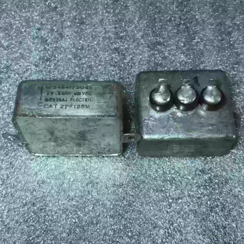 General Electric 2 �� 0.5UF600V antique copper shell coupled oil immersed infinite capacitor from the United States