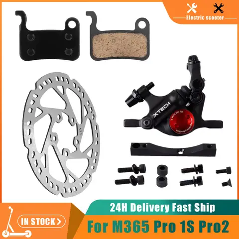 Xtech Aluminium Alloy Hydraulic Brake for Xiaomi M365/Pro/Pro 2/1S Electric Scooter Hydraulic Brakes Disc Piston Accessories