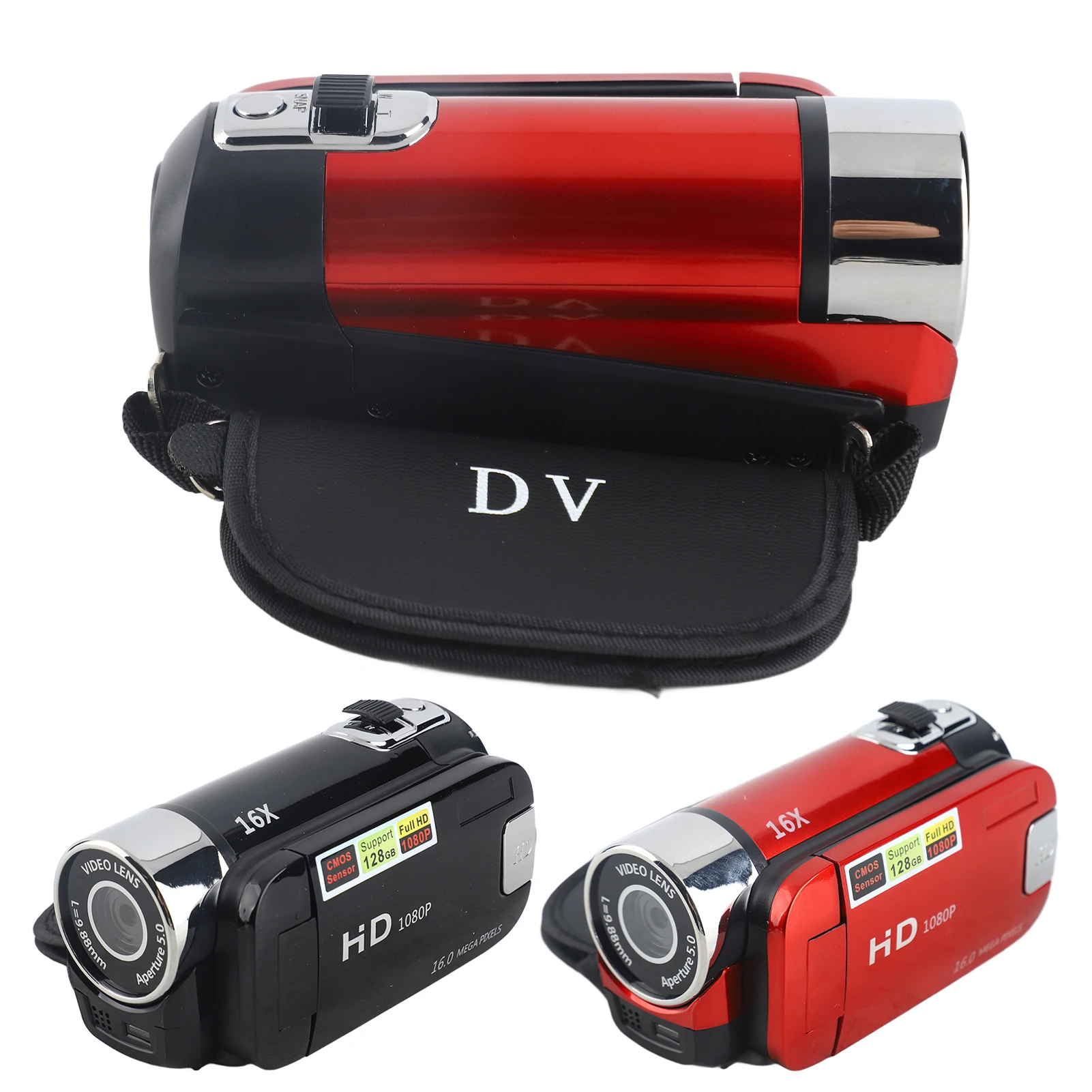 Câmera DV Full HD Rotação 16X Filmadora Digital de Alta Definição Câmera DV de Vídeo Filmadora Digital DV HD Câmera de Vídeo