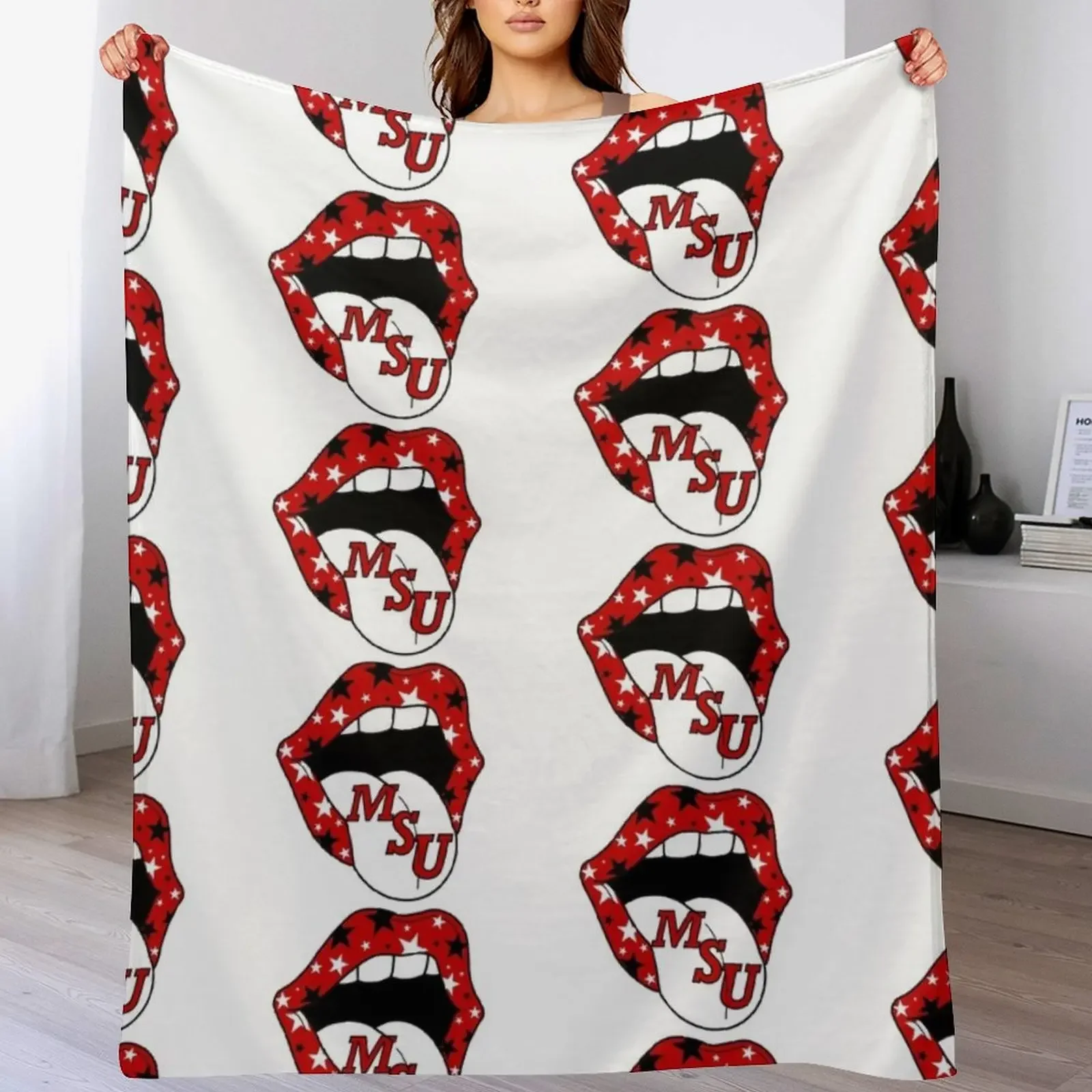 Montclair state university Throw Blanket Blankets Sofas Of Decoration Retros Luxury Brand Blankets