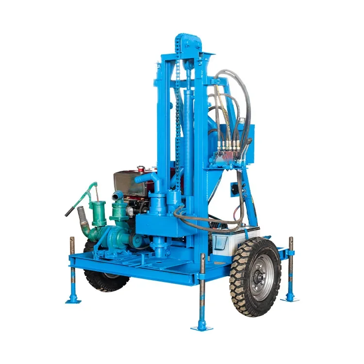 Latest design Hydraulic bore hole mining water well drilling rig water well drilling equipment