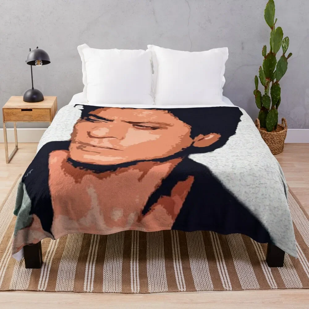 

shahrukh khan Throw Blanket Anti Shedding Soft Fuzzy Blanket for Home