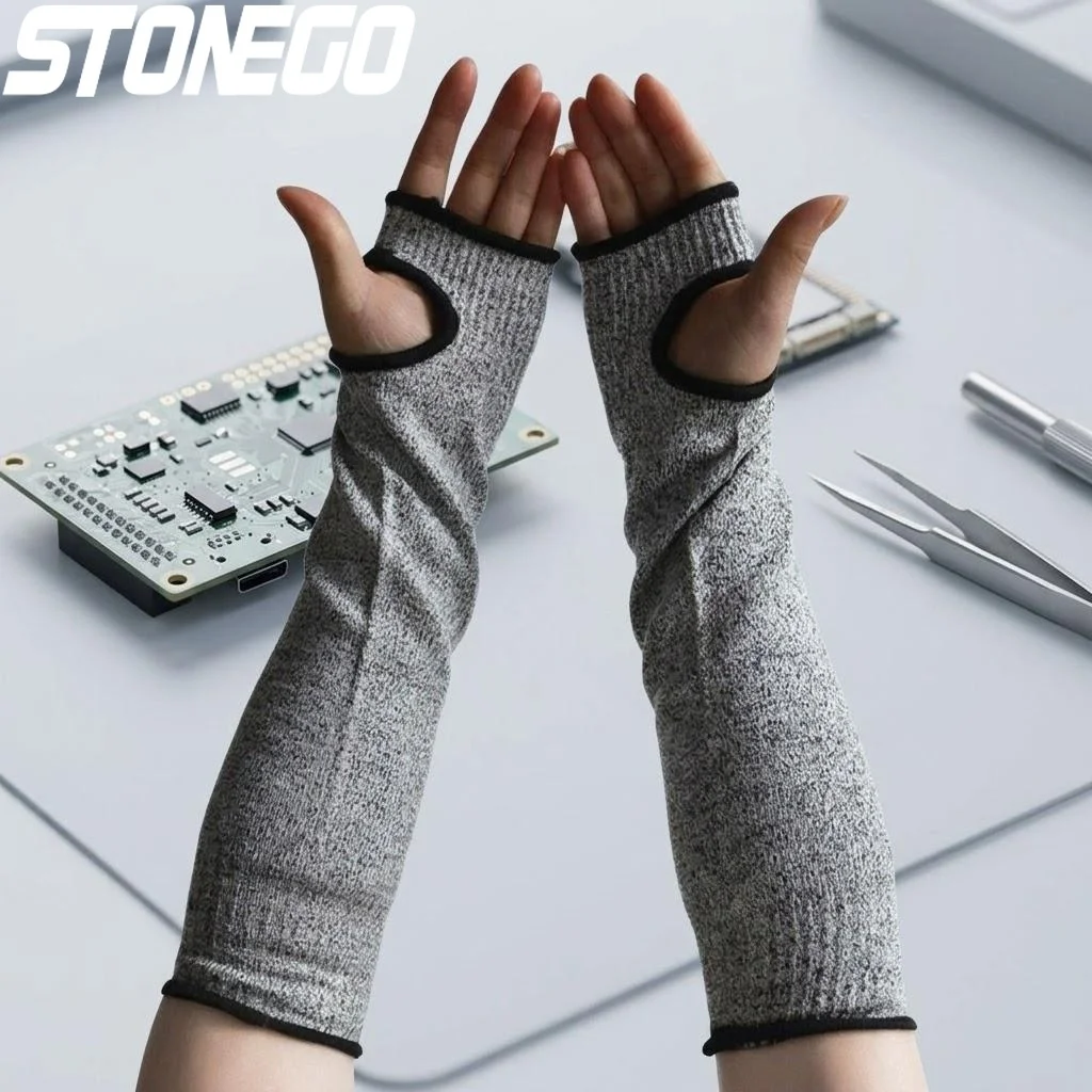 

Cut Resistant Arm Sleeves for Kitchen Cooking Food Prep Protective Oversleeves Slicing Gloves for Men Women and Kids