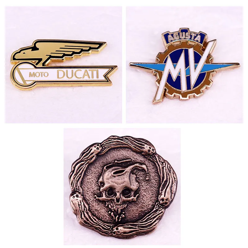 

MV Agusta Logo Badge vintage metal Enamel pin fashion jewelry gifts Accessories Denim Jacket Backpack Pin Decoration