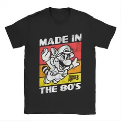 Men T-Shirts Made In The 80s Humor Cotton Tees Short Sleeve T Shirts Round Collar Clothes New Arrival