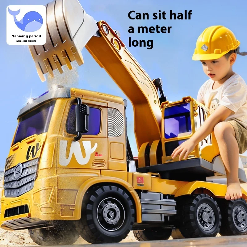 

Children'S Half Meter Long Oversized Children'S Excavator Engineering Truck With Sound And Light Excavator Toy Children'S Gift