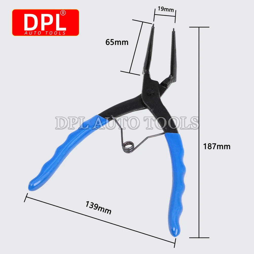 90 Degrees Bending Pliers Heavy-duty Cylinder Internal Ring Remover Retaining Circlip Pliers for Motorcycles Cars Trucks