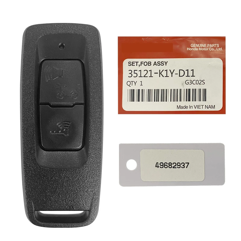 MK0020 OEM Motorcycle Key For Honda PCX 125 21-22 Smart Remote Key With 433MHZ 47chip 35121-K1Y-D11