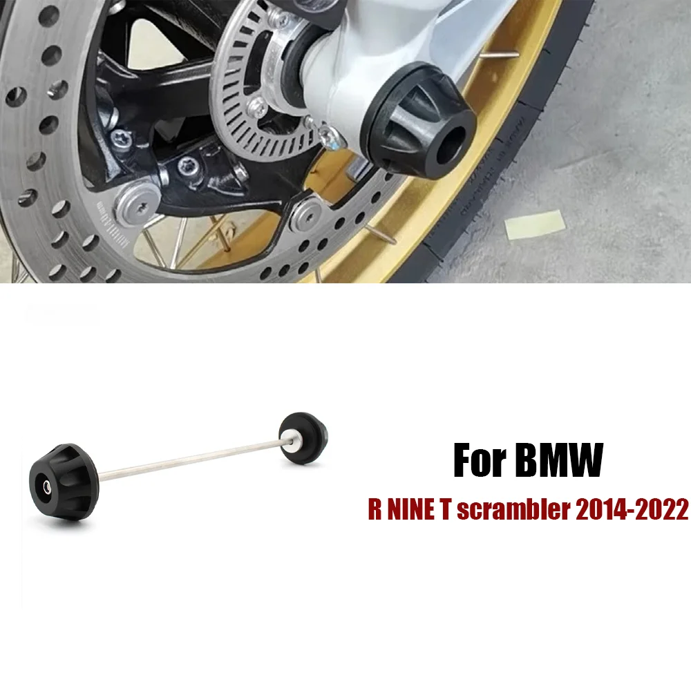 

Motorcycle Front Axle Fork Wheel Protector Crash pad Sliders For BMW R NINE T RNINET scrambler 2014-2021
