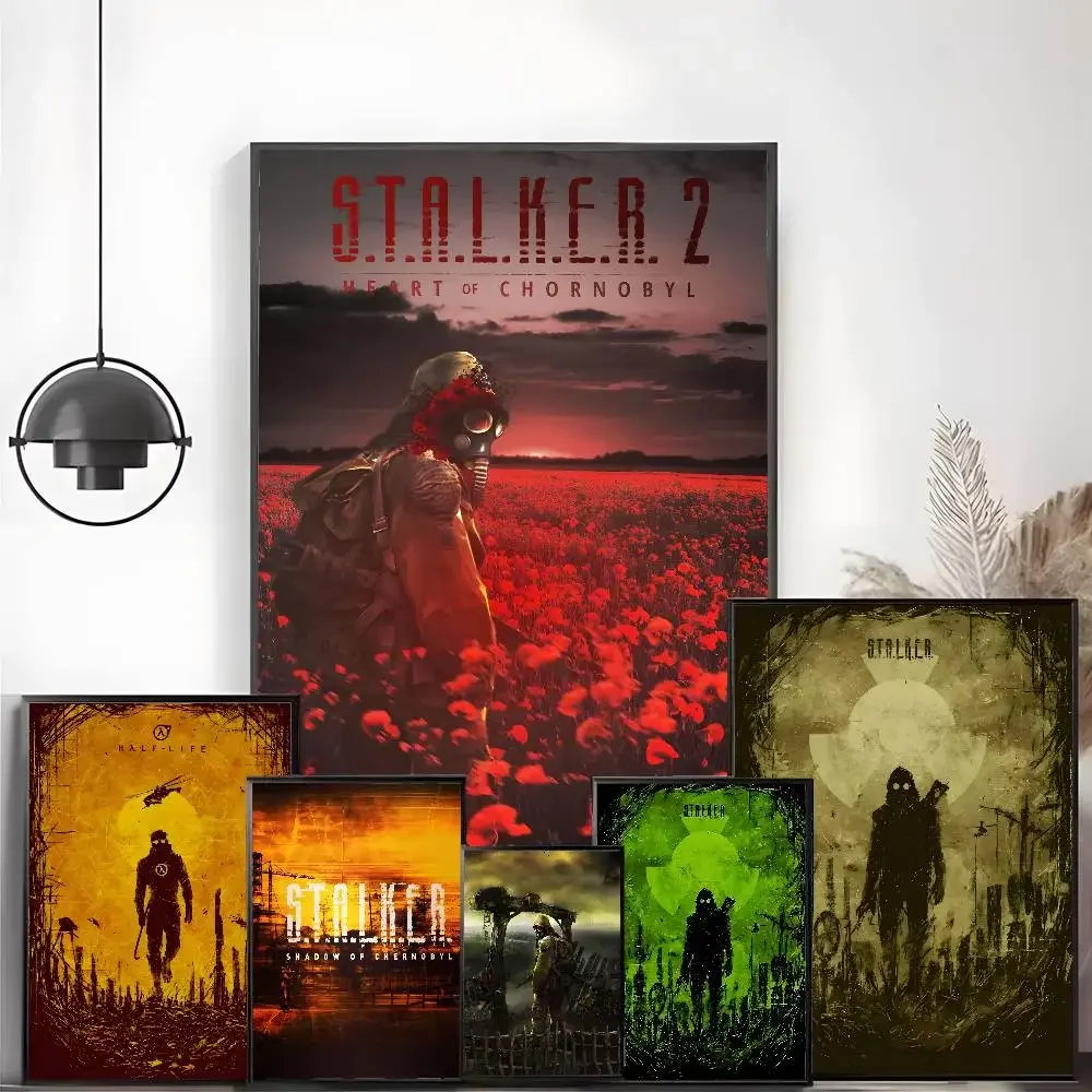STALKER 2 Heart Of C-Chornoby Poster Self-adhesive Stickers Are Suitable For Any Wall Surface Waterproof Moisture-proof