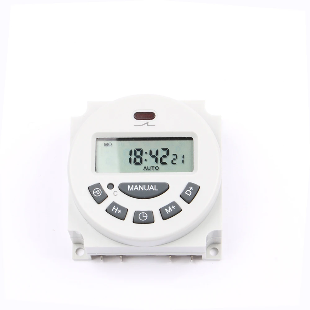 Imagem -03 - Controlador de Temporizador Digital Dias Semanal Interruptor de Temporizador Programável Contador de Minutos sem Capa L701 ac 220v250v 12v 110v 24v 16a 8a