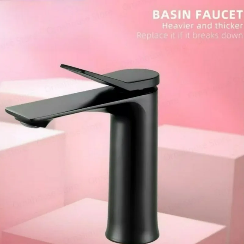

Modern Household Washbasin Faucet Hot and Cold Water Mixer Bathroom Table Basin Basin Basin Spill-proof Faucet