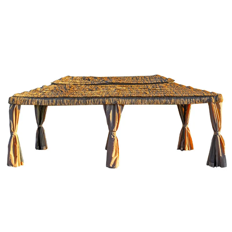 Roman tent shade rainproof thatch shed pavilion food stall agritainment catering straw pavilion food stall special