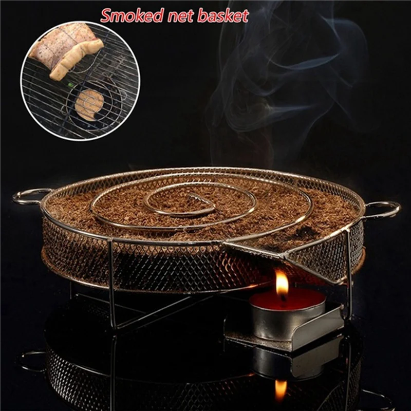 ABXF-2X Cold Smoke Generator For BBQ Grill Or Smoker Wood Dust Hot And Cold Smoking Salmon Meat Burn Stainless
