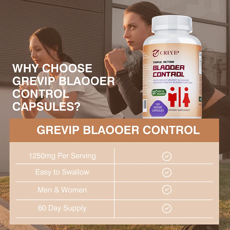 Bladder Control - with Cranberry, Pumpkin Seed Extract, Urinary Tract Health, Supports Healthy Urination, and Improves Sleep