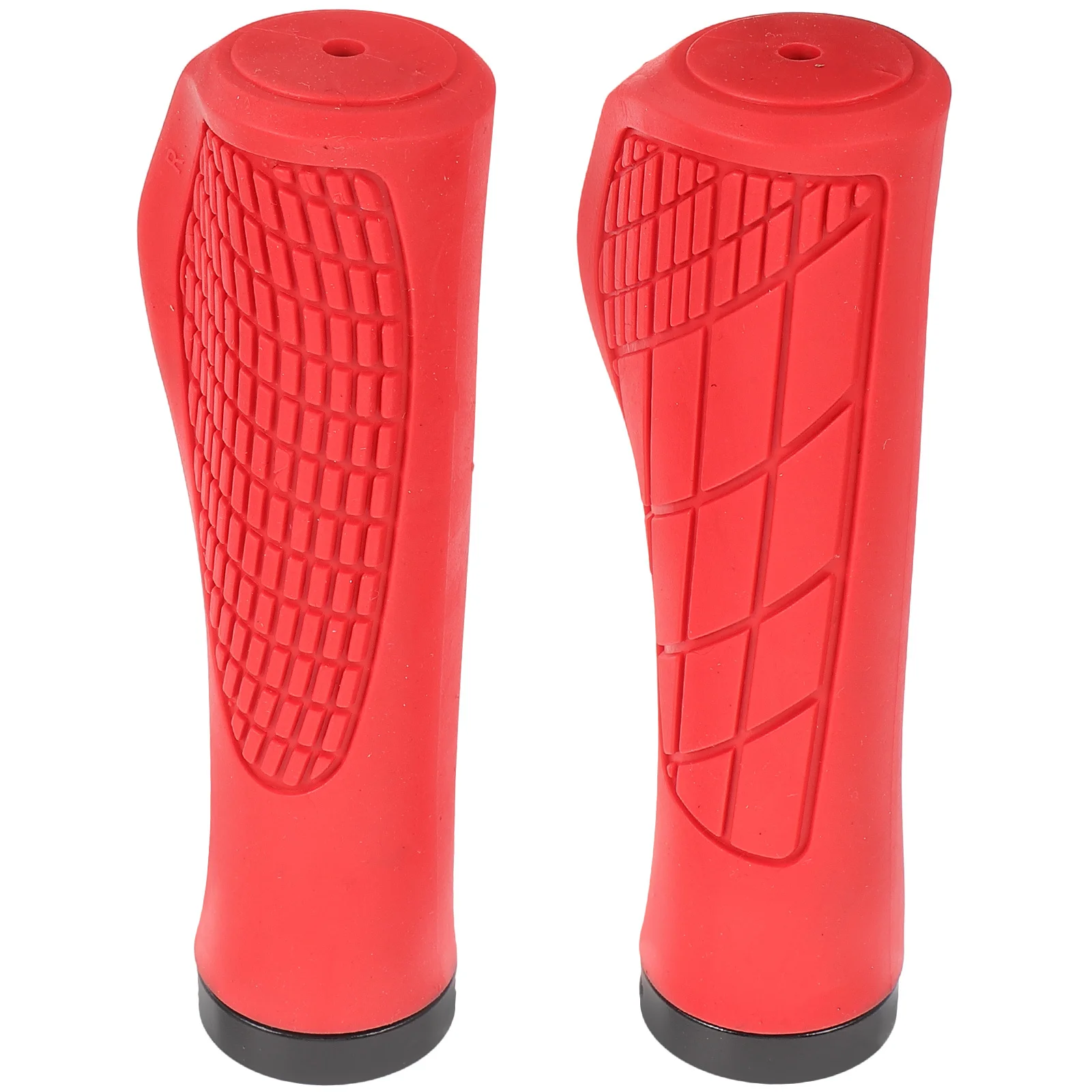 

1Pair Non-Slip Handlebar Grips Rubber Bike Handle Covers Sweat Absorbent Mountain Bike Grips Vibration Dampening Cycling Ride