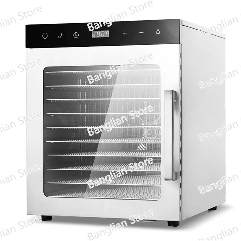 Commercial Stainless Steel Dry Fruit Machine, Food Dehydration Dryer, Dried Vegetables Pet Snacks, 220V, 110V