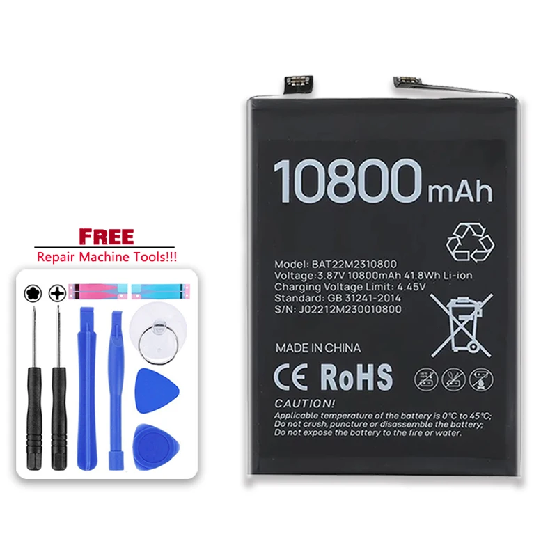 

YKaiserin 10800mAh Replacement Battery BAT22M2310800 For Doogee V30