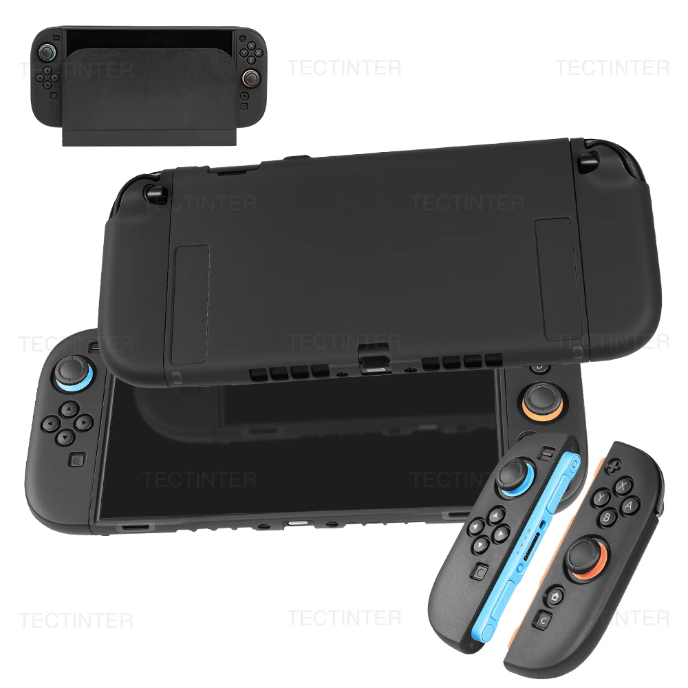 TPU Split Protective Case for Nintendo Switch 2 Console Anti-Slip Full Silicone Cover Skin Sleeve Shell for Switch 2 Accessories