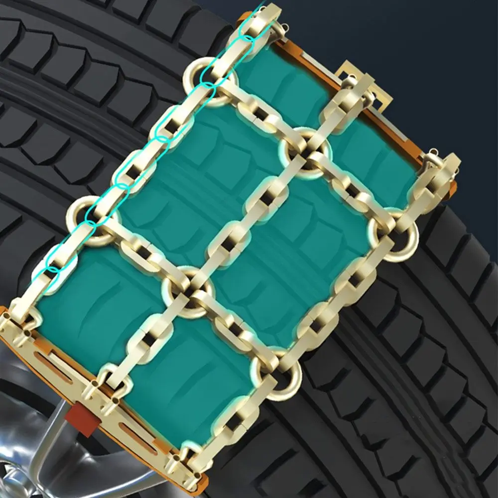 

Цепи противоскольжения для автомобильных шин: утолщенные, из нержавеющей стали, металлические, для безопасного вождения в снегу