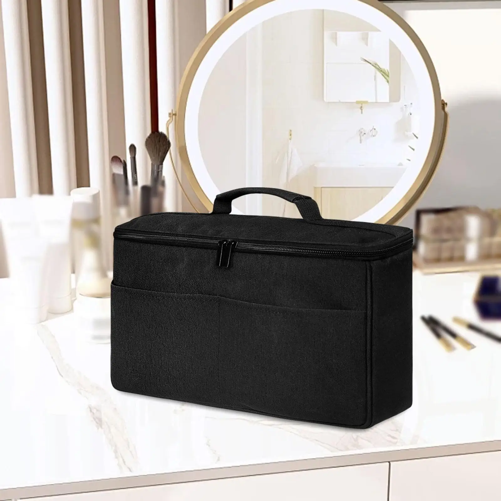 Sac de rangement de voyage pour sèche-cheveux et brosse à lisser, outils pour cheveux