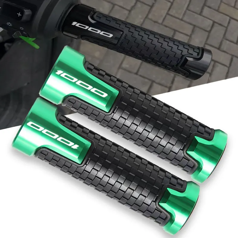 

7 Colours 2025 NEW For Kawasaki Z1000 SX Z1000SX Z1000-SX Motorcycle CNC Aluminum Rubber Gel 22mm Handle Bar Grip Hand Grips