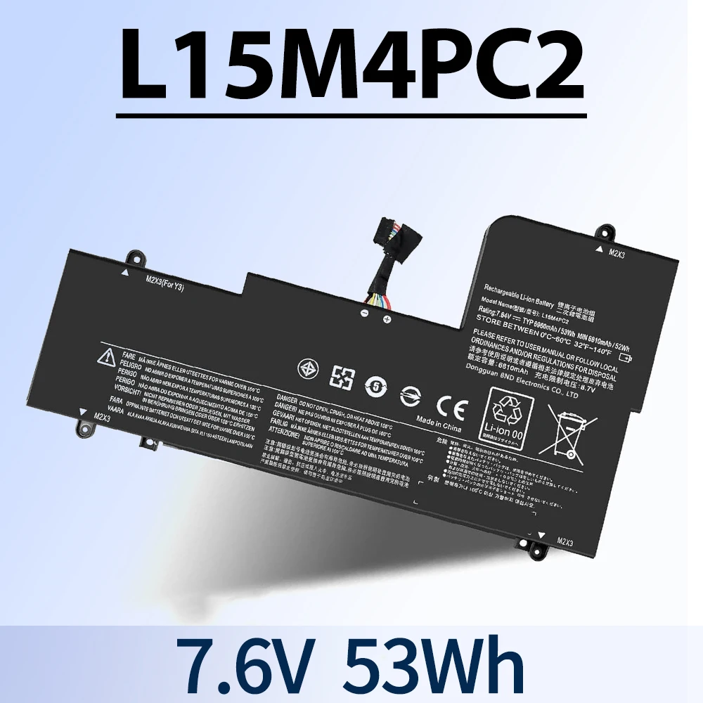 L15L4PC2 L15M4PC2 Laptop Battery for Lenovo Ideapad Yoga 710-14IKB 710-14ISK 710-14ISK-IFI 710-14ISK-ISE 710-15IKB 5B10K90778