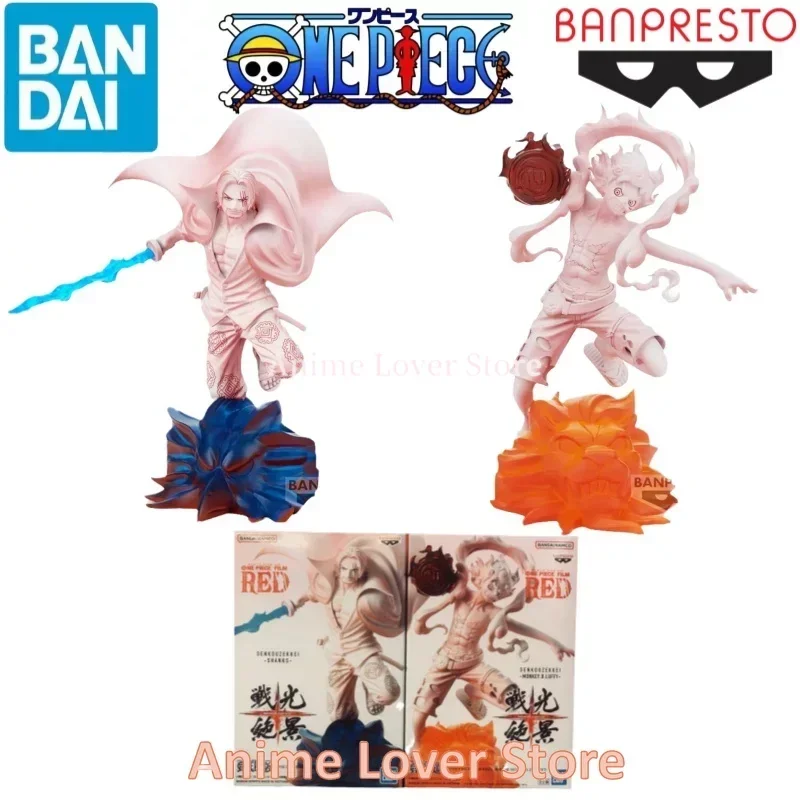 In Stock Bandai Banpresto Original One Piece DXF Film Red Shanks Nika Luffy Anime Figures Toy for Kids Gift Collectible Model