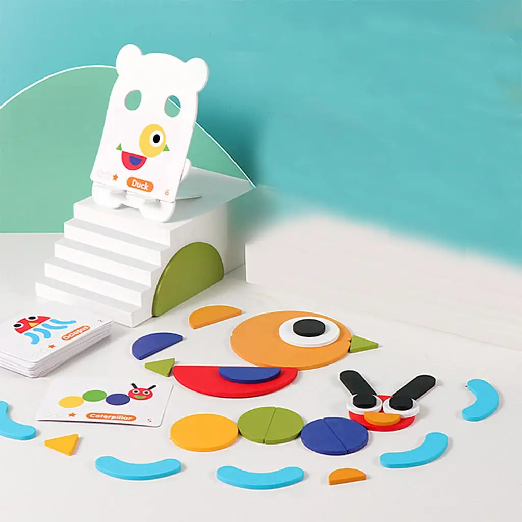 

Wooden Jigsaw Puzzles Brain Teaser 3 Puzzles Preschool STEM Montessori Toys