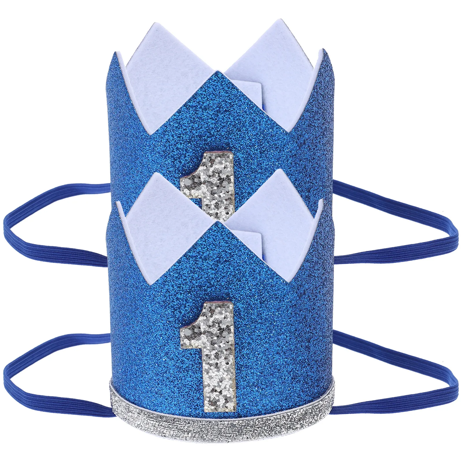 

2Pcs Children Crown Headwear Baby Birthday Crown Hat 1St Birthday Party Supplies Fun Celebration Headwear for Toddlers and