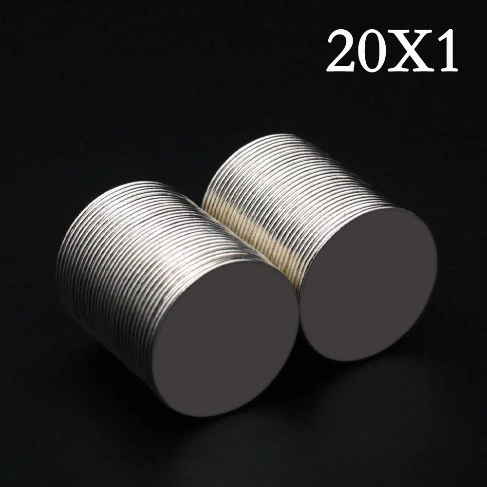 3/5/10/15/20 Pcs 20x1 Neodymium Magnet 20mm x 1mm N35 NdFeB Round Super Powerful Strong Permanent Magnetic imanes Disc 20*1