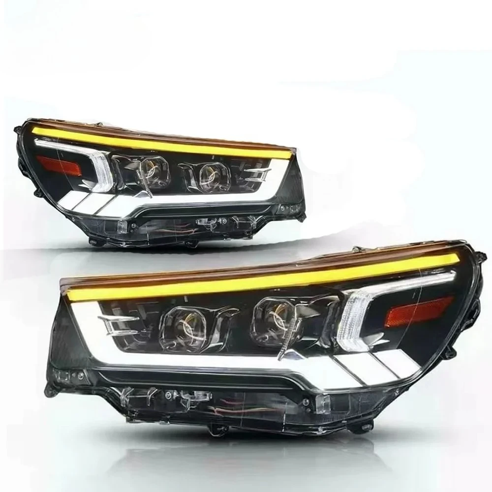 Factory LED Retrofit headlight For Hilux Revo Rocco 2021 Refitting Head Light with dynamic Start light effect For Hilux Revo