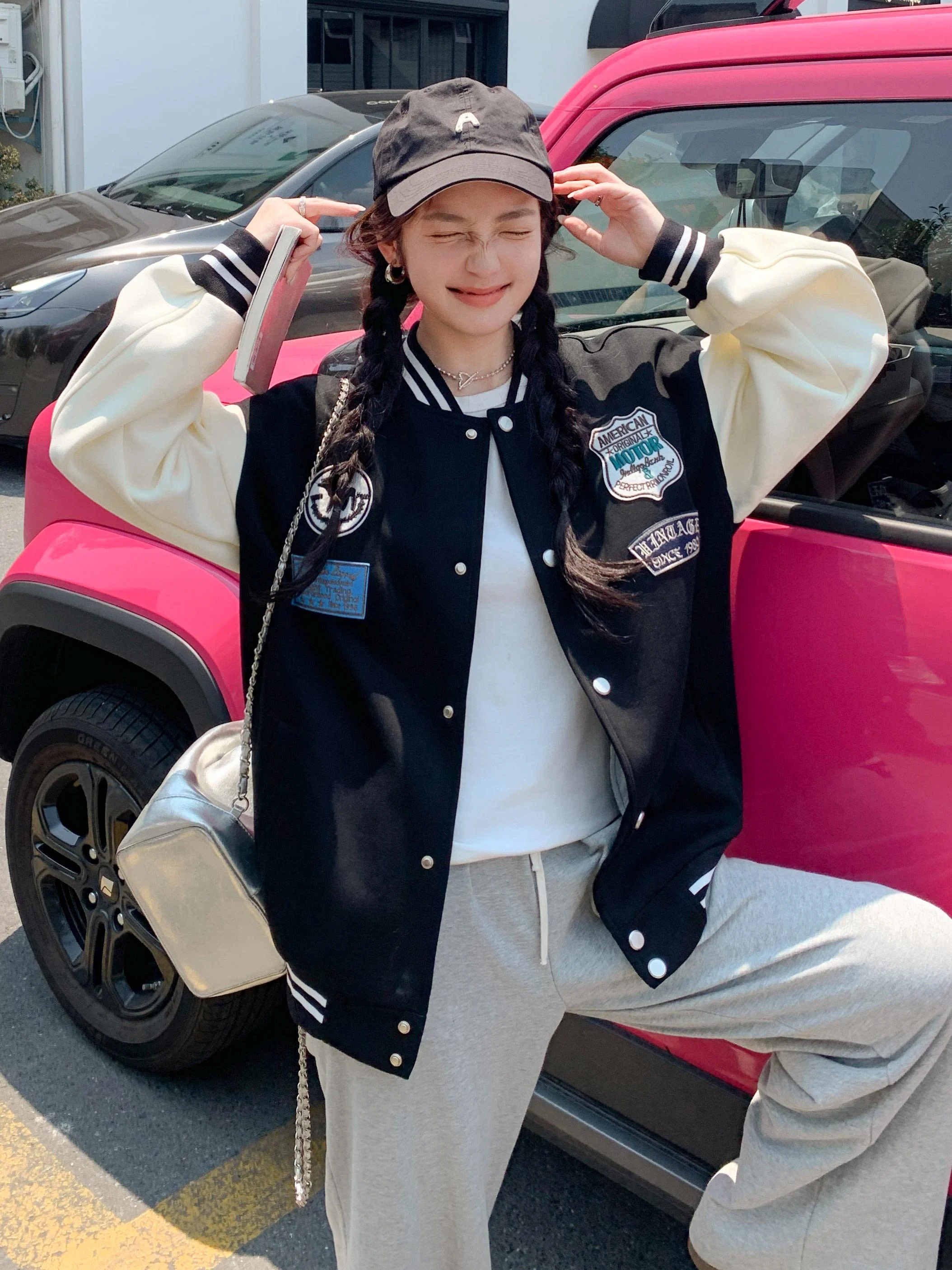 

Бейсбольные куртки женские, с леопардовым принтом, влагостойкие, вечерние, с заклепками, в богемном стиле, с воротником-стойкой, винтажные, удлиненные, ветрозащитные, в стиле Харадзюку, с узором «рыбья кость», Y2K